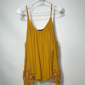Ambiance peek a boo shoulder top